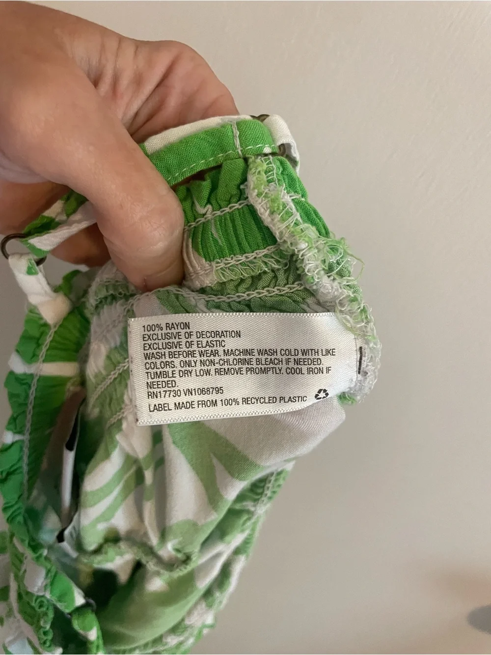 Lilly Pulitzer for Target Green Palm Print Jumpsuit 20th Anniversary Girls Small